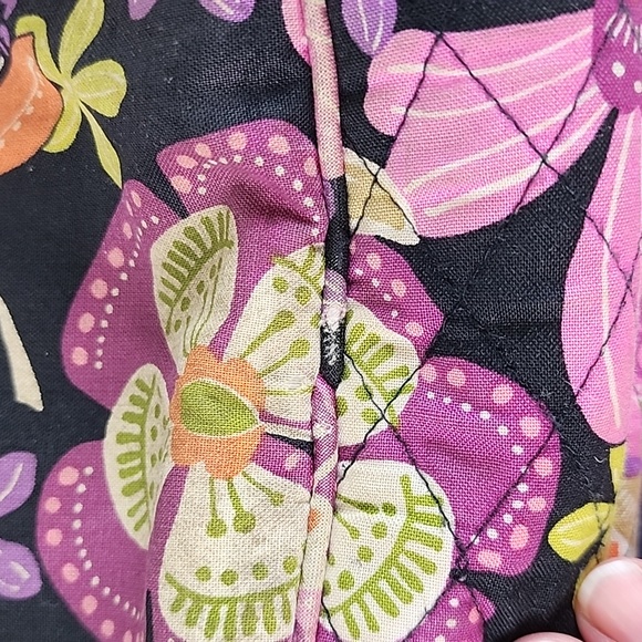 Vera Bradley Pirouette Pink floral large campus backpack padded laptop slot - Picture 12 of 14